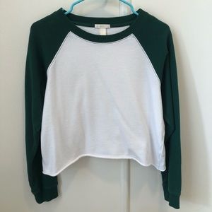 Green and White Long Sleeve